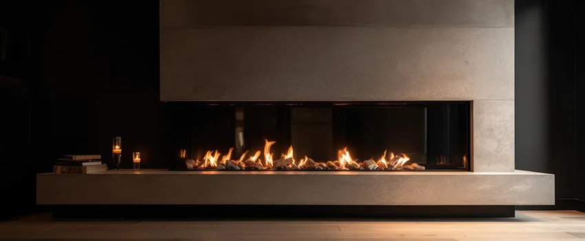 Gas Fireplace Ember Bed Design Services in Hollywood, Florida