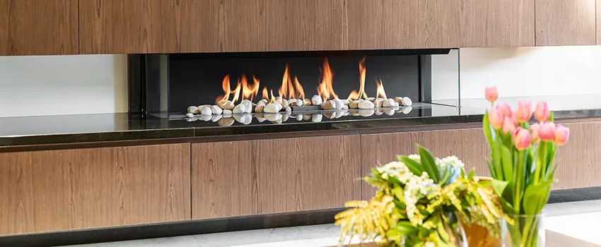 Double-height Fireplace Design Refurbishment in Hollywood, Florida